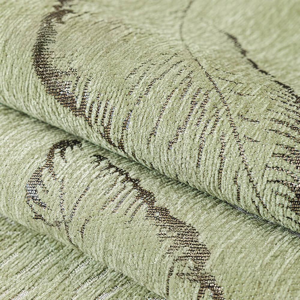 Premium Leaf Texture Chenille Non-Slip Anti-Scratch Deluxe Couch Cover