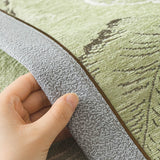 Premium Leaf Texture Chenille Non-Slip Anti-Scratch Deluxe Couch Cover