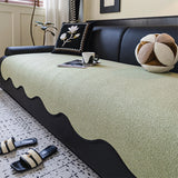 Water-repellent Teddy Fleece Non-Slip Straight Stretch Couch Cover