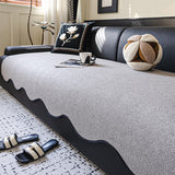 Water-repellent Teddy Fleece Non-Slip Straight Stretch Couch Cover