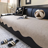 Water-repellent Teddy Fleece Non-Slip Straight Stretch Couch Cover