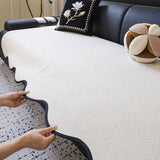 Water-repellent Teddy Fleece Non-Slip Straight Stretch Couch Cover