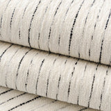 Modern French Striped Chenille Reinforced Couch Cover