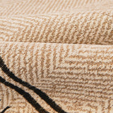 Non-Slip Herringbone Chenille Sleek Couch Cover with Wavy Edges