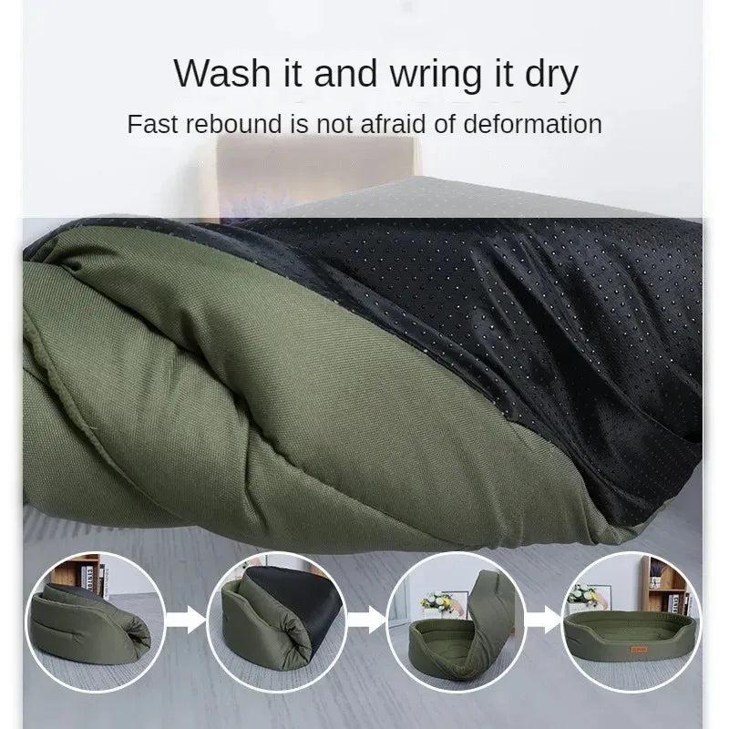 Fluffy Winter Dog Cushion Bed | Plush Sofa Mat for Cats and Dogs of All Sizes