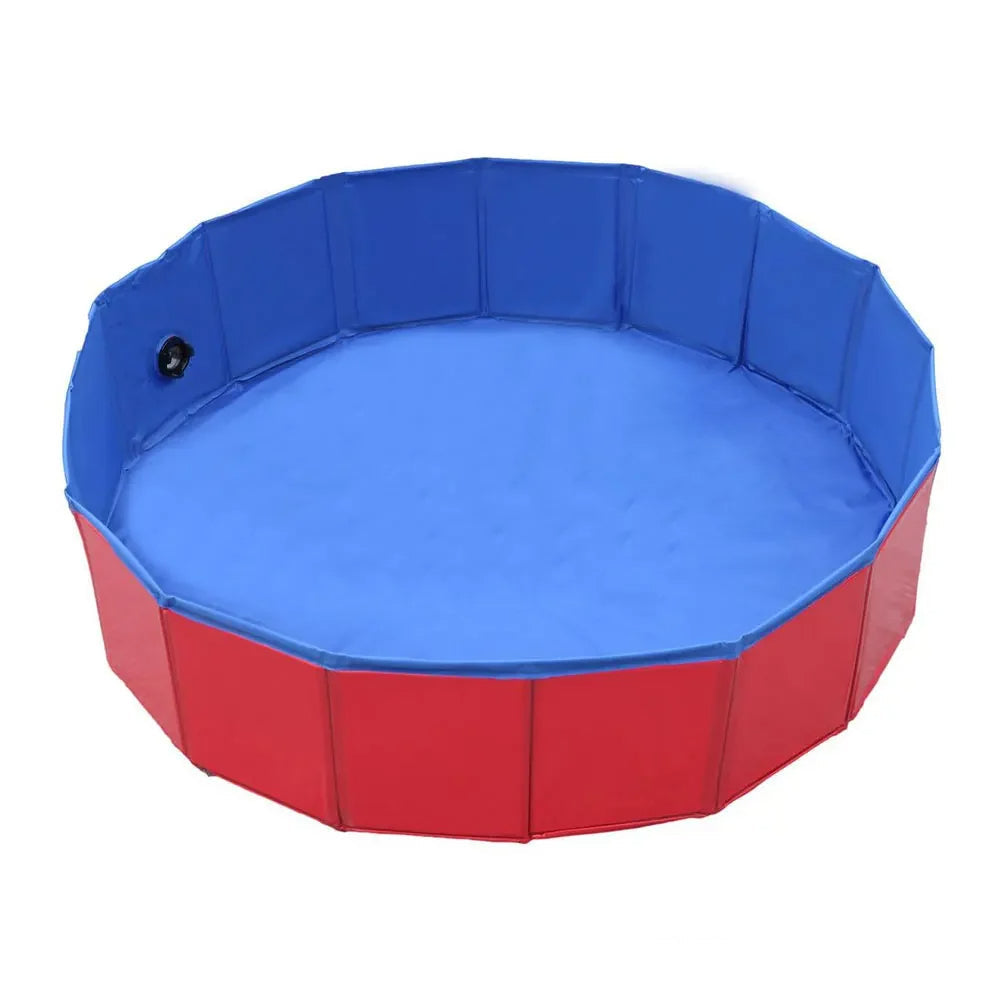 Foldable Dog Pool | Durable Composite Fabric Dog Swimming Pool | Portable Summer Fun 2