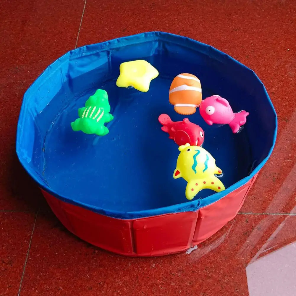 Foldable Dog Pool | Durable Composite Fabric Dog Swimming Pool | Portable Summer Fun 3