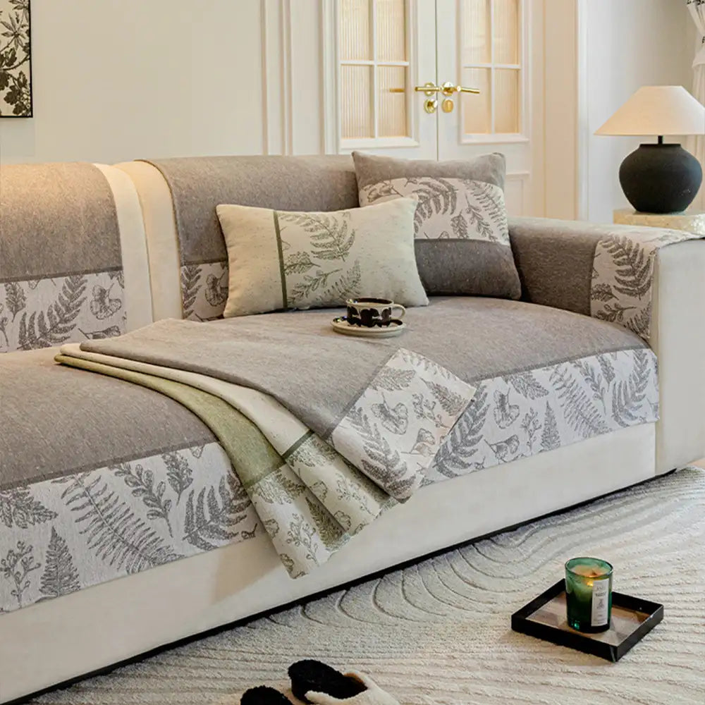 All-Season Breathable Chenille Comfortable Non-Slip Waterproof Couch Cover