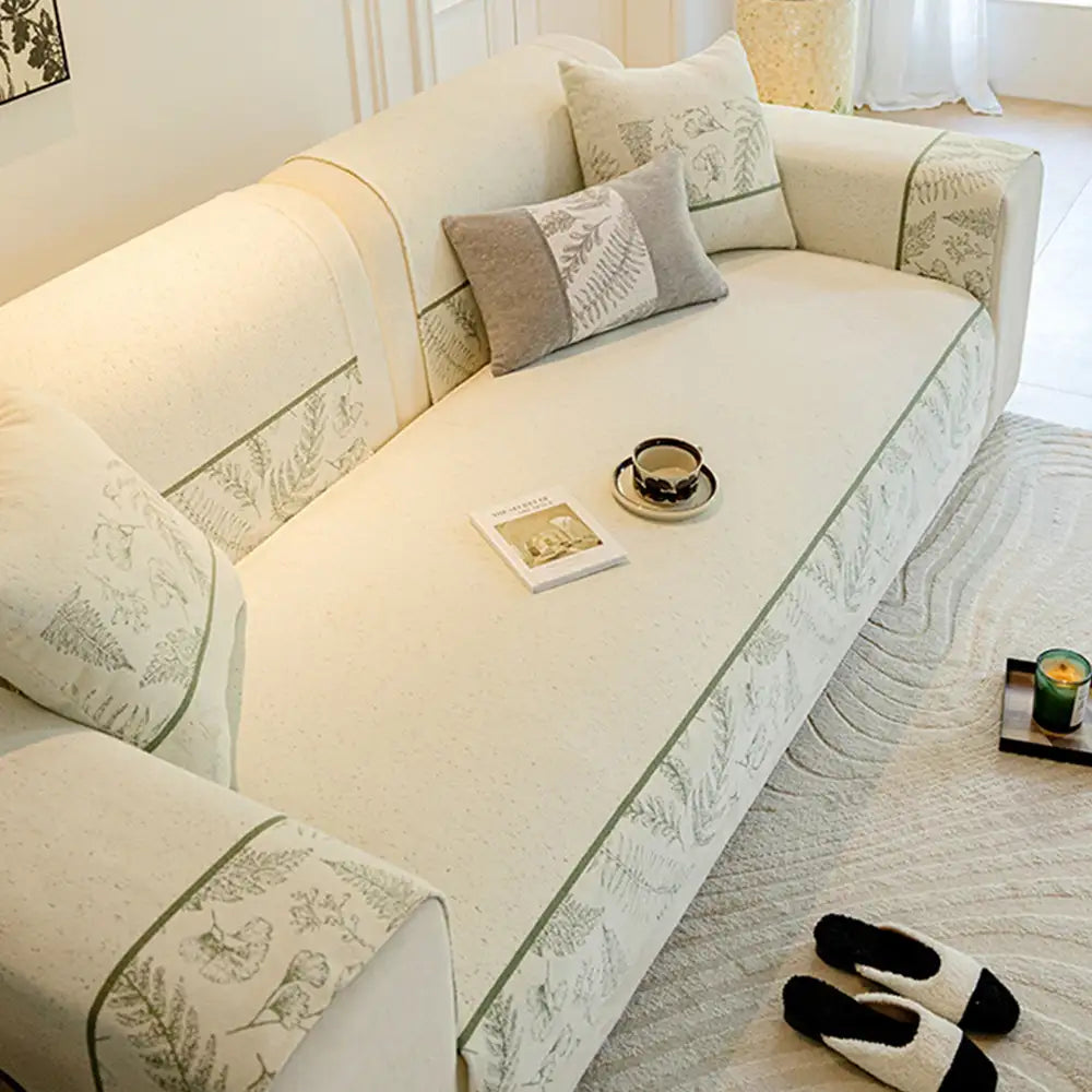 All-Season Breathable Chenille Comfortable Non-Slip Waterproof Couch Cover
