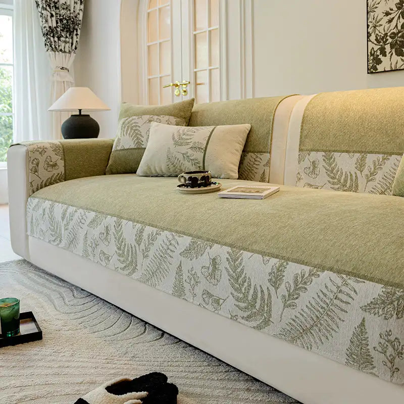 All-Season Breathable Chenille Comfortable Non-Slip Waterproof Couch Cover
