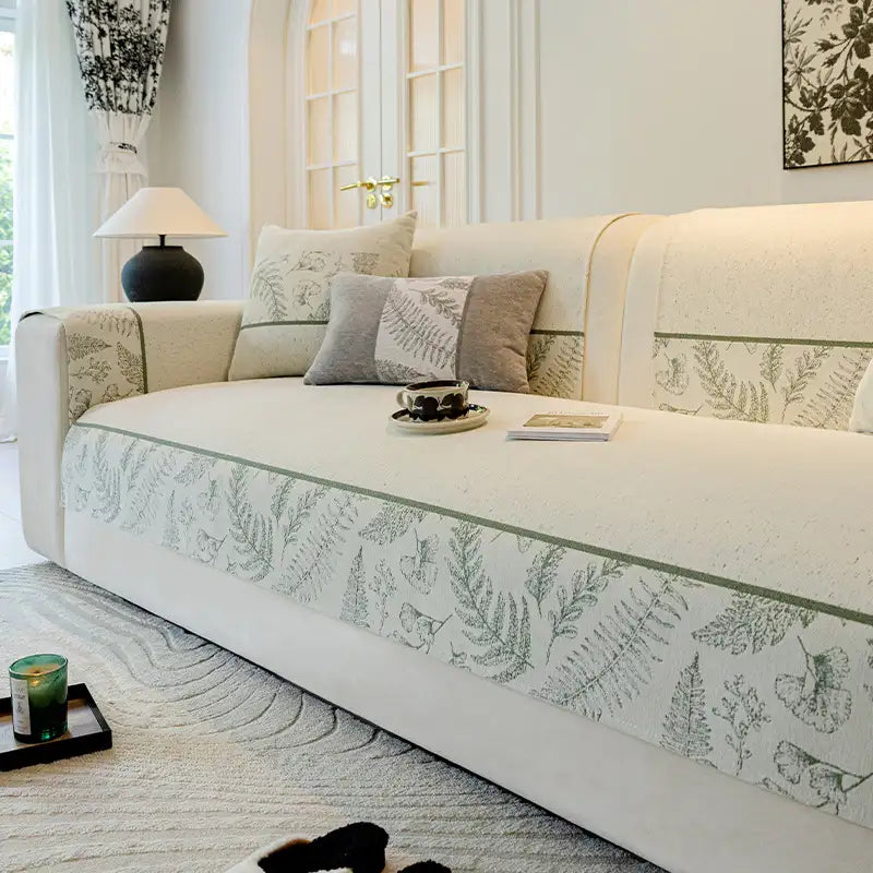 All-Season Breathable Chenille Comfortable Non-Slip Waterproof Couch Cover