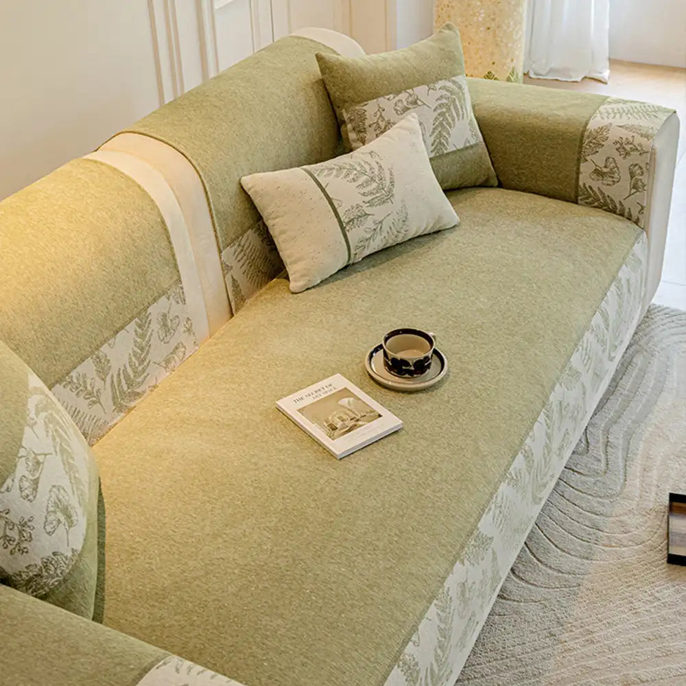 All-Season Breathable Chenille Comfortable Non-Slip Waterproof Couch Cover