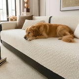All-Season Breathable Chenille Scratch-Resistant Sofa Protection Comfy Couch Cover