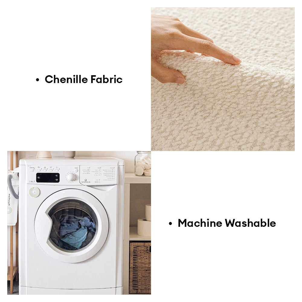All-Season Breathable Chenille Scratch-Resistant Sofa Protection Comfy Couch Cover