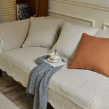 Boho Woven Textured Cotton Breathable Farmhouse Premium Couch Cover