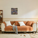 Boho Woven Textured Cotton Breathable Farmhouse Premium Couch Cover