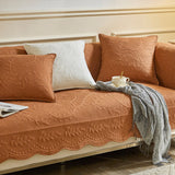 Boho Woven Textured Cotton Breathable Farmhouse Premium Couch Cover