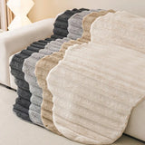 Fluffy Comfort Plush Furniture Protection Decorative Ultra-Soft Couch Cover