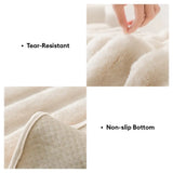 Fluffy Comfort Plush Furniture Protection Decorative Ultra-Soft Couch Cover