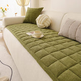 Herringbone Chenille Elegant Breathable Sofa Decoration One-Piece Non-slip Reinforced Couch Cover