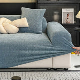 Herringbone Full Coverage Scratch-Resistant Sofa Protection Magic Stretch Cozy Couch Cover