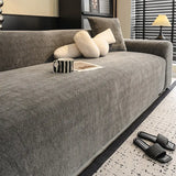 Herringbone Full Coverage Scratch-Resistant Sofa Protection Magic Stretch Cozy Couch Cover