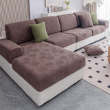 Honeycomb Pattern Water-resistant Stretch Full-Cover Magic Outdoor Elegant Couch Cover