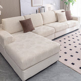 Honeycomb Pattern Water-resistant Stretch Full-Cover Magic Outdoor Elegant Couch Cover