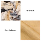 Modern Geometric Thick Plush Anti-Scratch Non-Slip Anti-Slip Couch Cover