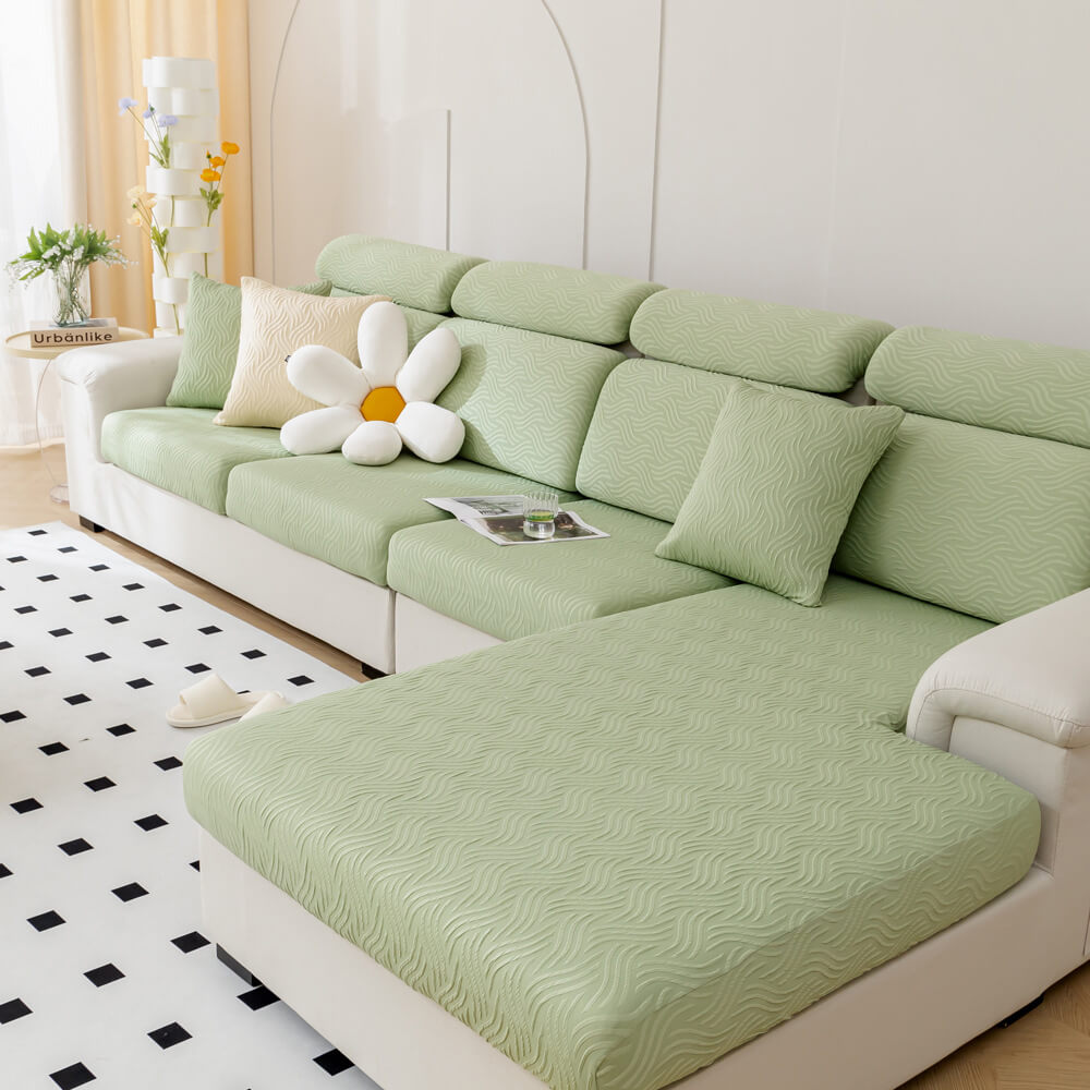 Modern Cooling Water-resistant Antifouling Stretch Magic Sectional All-Season Couch Cover