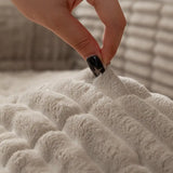 Waterproof One-Piece Cozy Flannel Sofa Protection Non-Slip Outdoor Silky Couch Cover
