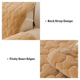 One-Piece Short Plush Comfortable Skin-Friendly Furniture Protection Reinforced Couch Cover - Puzzle