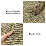 Pet-Friendly Chenille Textured One-Piece Non-Slip Waterproof Couch Cover with Frayed Edges