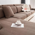 Polar Fleece Soft Antistatic Protection Sofa Stretch Full Wrap Sectional Cozy Couch Cover