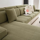 Polar Fleece Soft Antistatic Protection Sofa Stretch Full Wrap Sectional Cozy Couch Cover