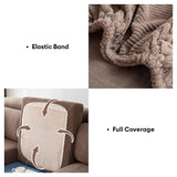 Polar Fleece Soft Antistatic Protection Sofa Stretch Full Wrap Sectional Cozy Couch Cover