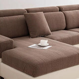 Polar Fleece Soft Antistatic Protection Sofa Stretch Full Wrap Sectional Cozy Couch Cover