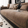 Simple Modern Jacquard High-Weight Non-Slip Chenille Premium Couch Cover