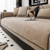 Simple Modern Jacquard High-Weight Non-Slip Chenille Premium Couch Cover