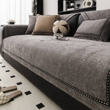 Simple Modern Jacquard High-Weight Non-Slip Chenille Premium Couch Cover