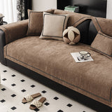 Simple Modern Jacquard High-Weight Non-Slip Chenille Premium Couch Cover