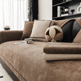 Simple Modern Jacquard High-Weight Non-Slip Chenille Premium Couch Cover