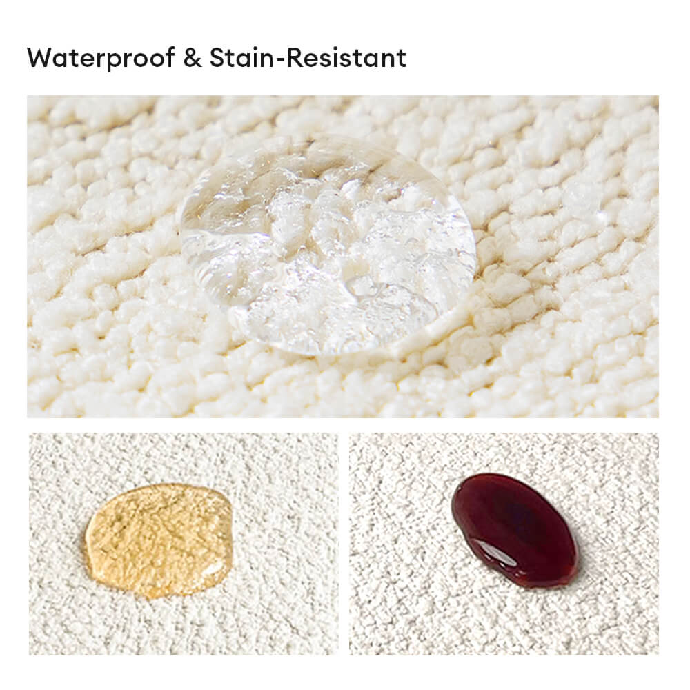 Soft Water-resistant Teddy Plush Throw Durable Couch Cover