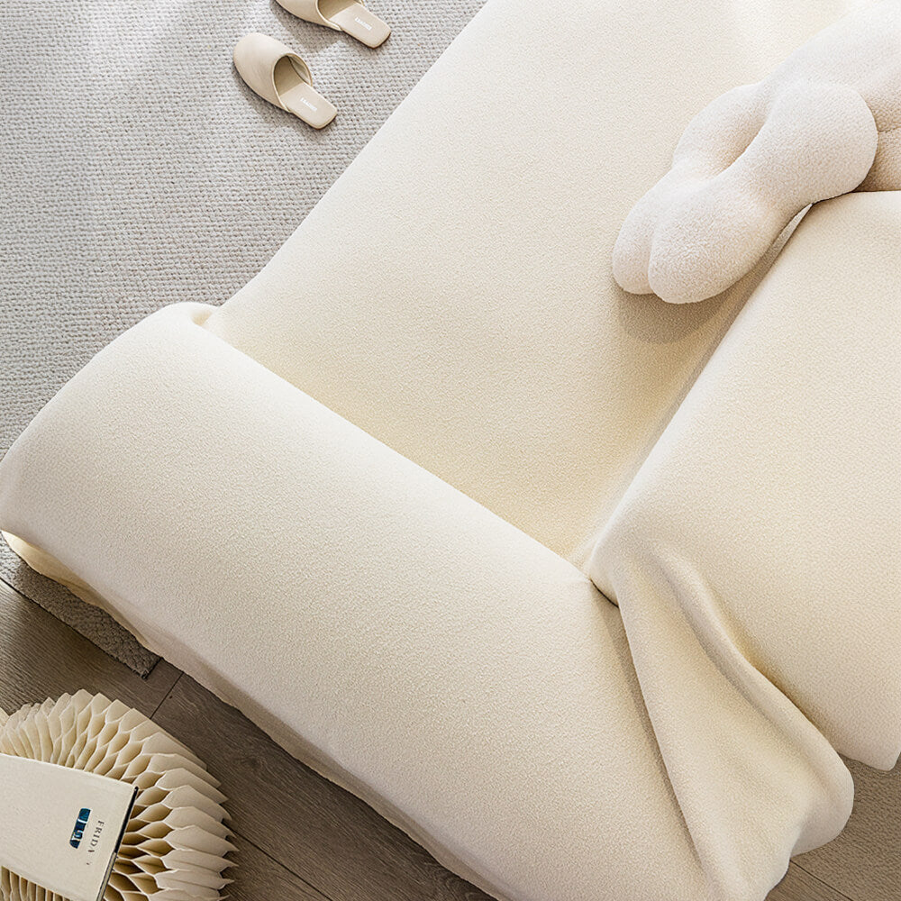 Soft Water-resistant Teddy Plush Throw Durable Couch Cover