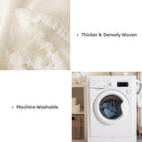 Soft Water-resistant Teddy Plush Throw Durable Couch Cover