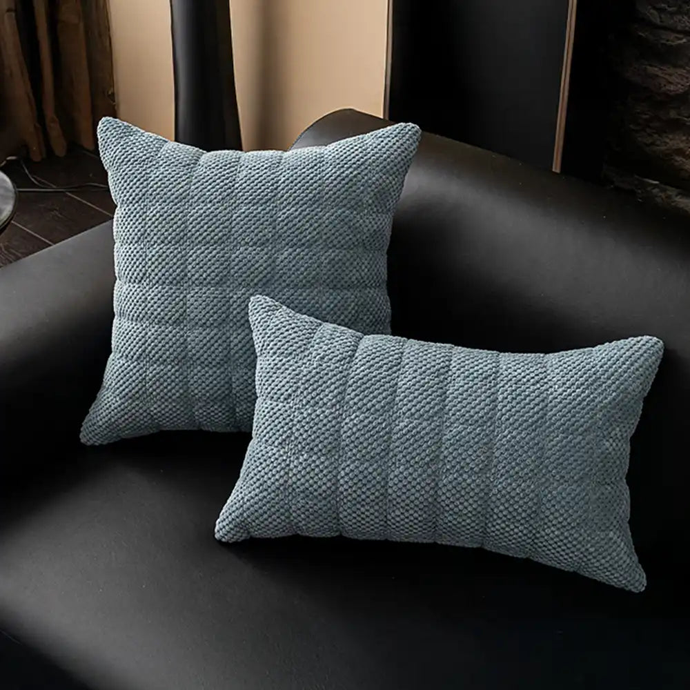 Square Corduroy Anti-Scratch Fabric Pet Friendly Non-Slip Cozy Couch Cover