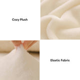 Ultra Soft Skin Friendly Plush Full Coverage Sofa Protector Stretch Couch Cover