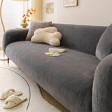 Ultra Soft Skin Friendly Plush Full Coverage Sofa Protector Stretch Couch Cover