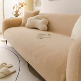 Ultra Soft Skin Friendly Plush Full Coverage Sofa Protector Stretch Couch Cover