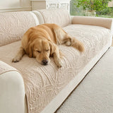 Water-Repellent Brushed Fabric All-Season Breathable Non-Slip Classic Couch Cover